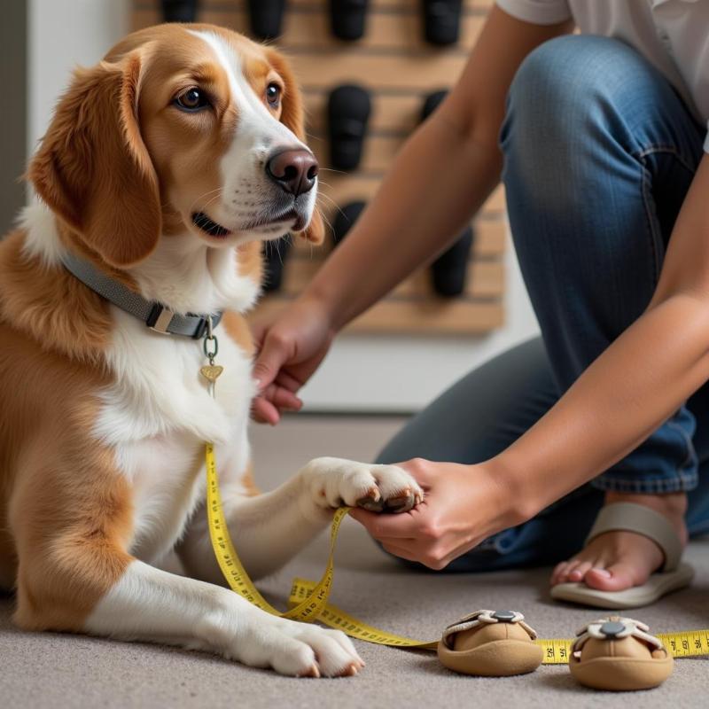 Choosing the right boot size for your dog