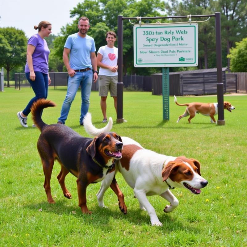 Enjoying the City of Warren Dog Park with a Licensed Dog