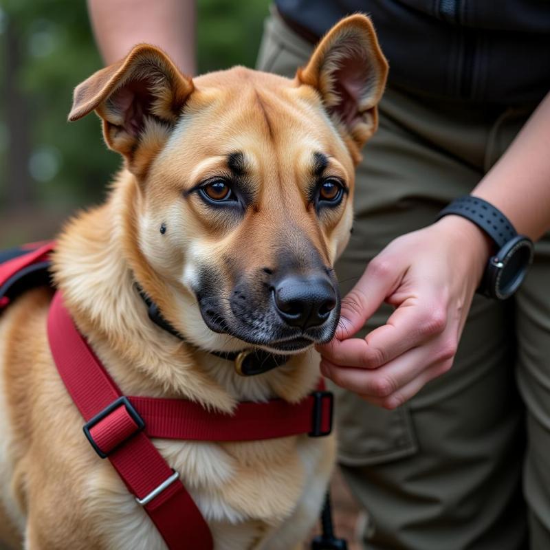 Cleaning and Inspecting SAR Dog Harness