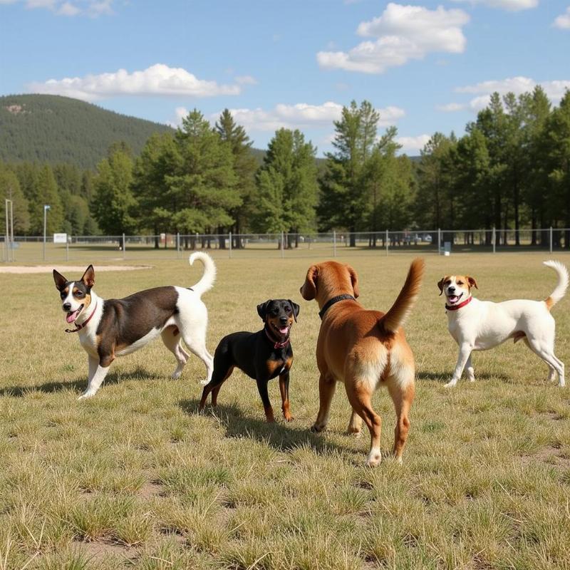 Công viên dành cho chó và khu vực không dây dắt ở Colorado