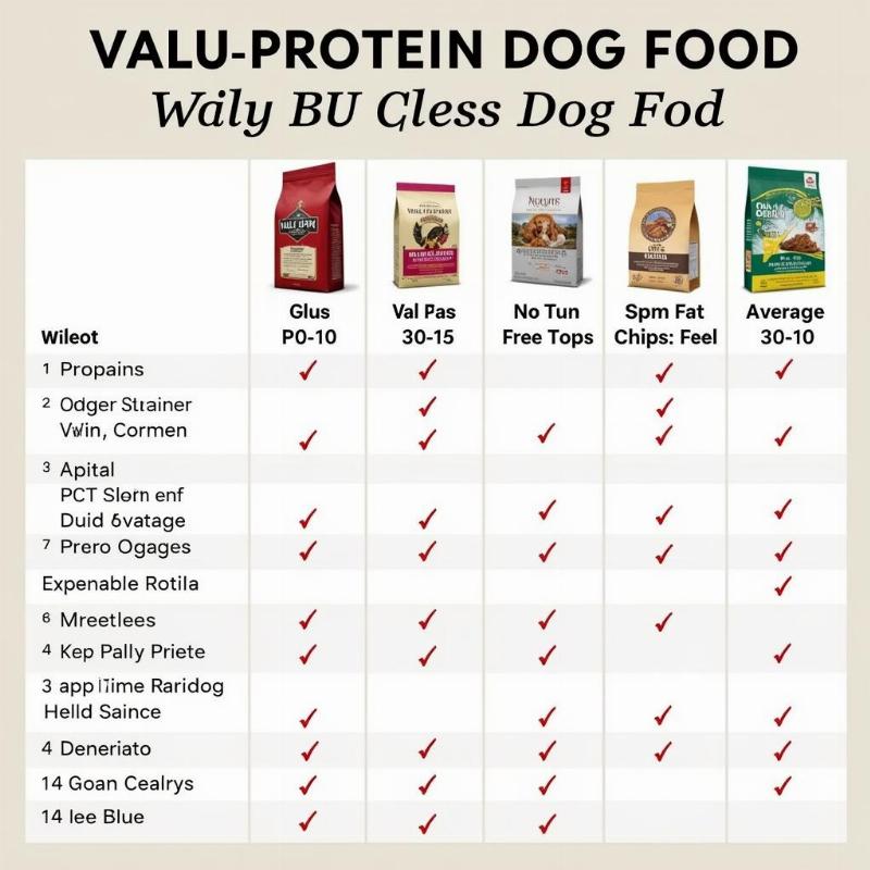 Comparing High-Protein Dog Foods