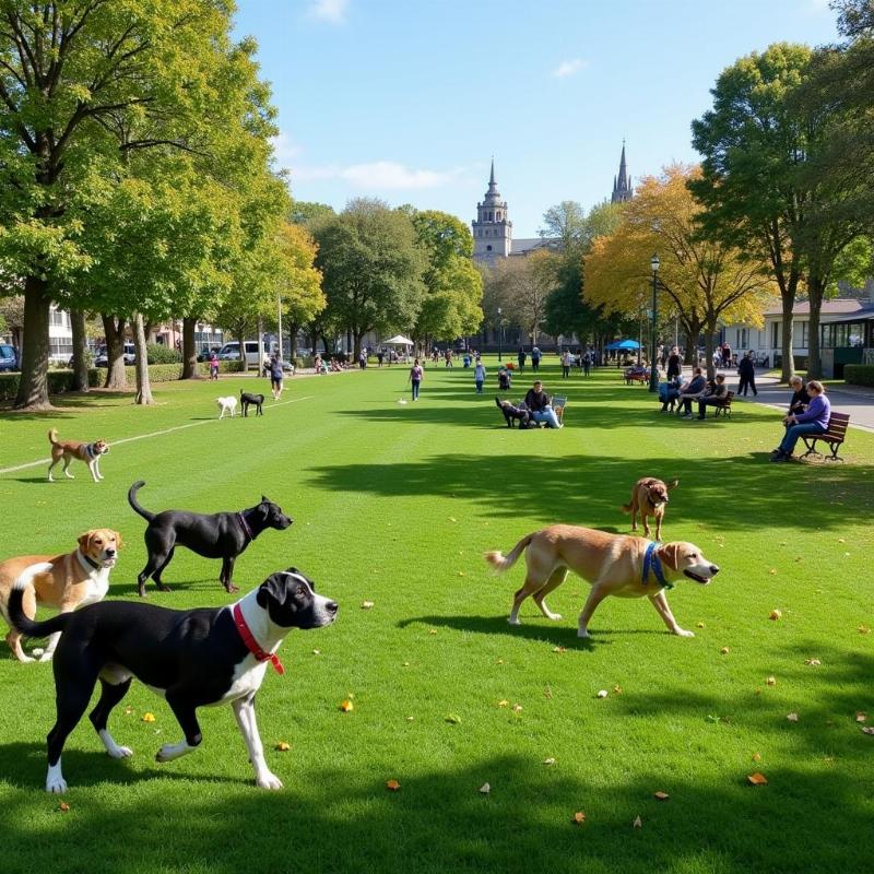 Dog-friendly park near Little Italy