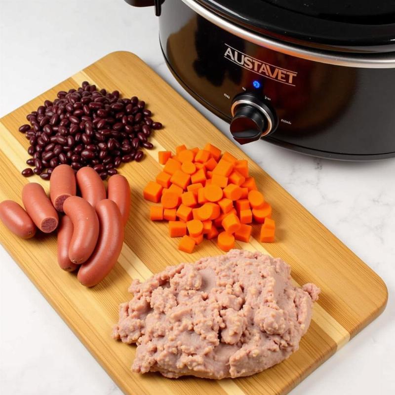 Ingredients for Crock-Pot Hot Dog Chili