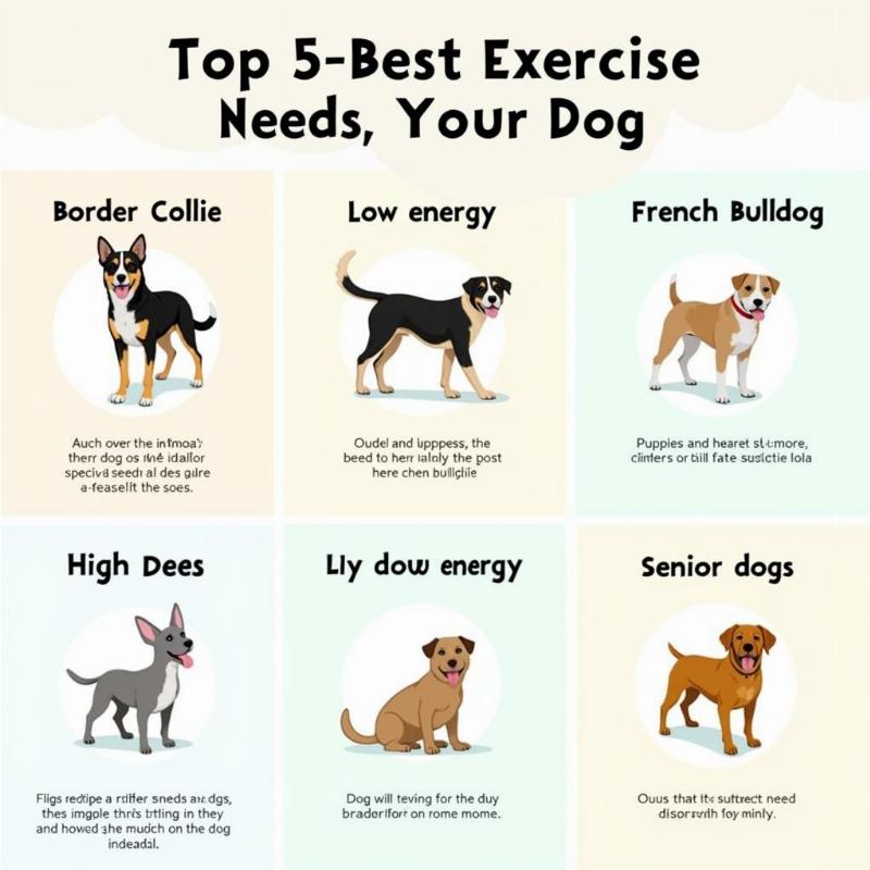 Daily Exercise Needs by Breed