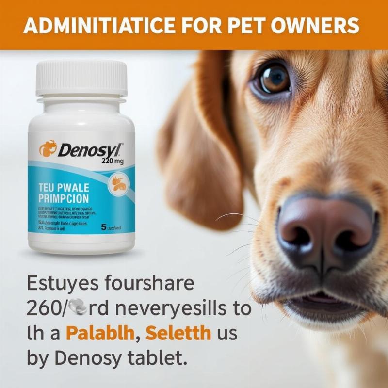 Denosyl 225mg for dog liver health