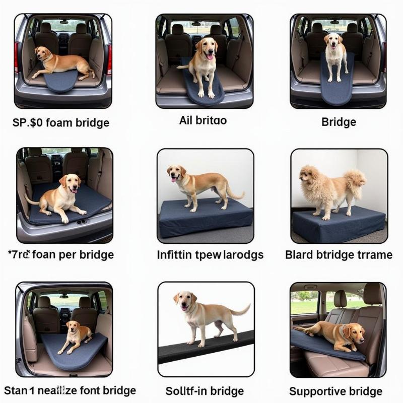 Various Types of Backseat Bridges for Dogs