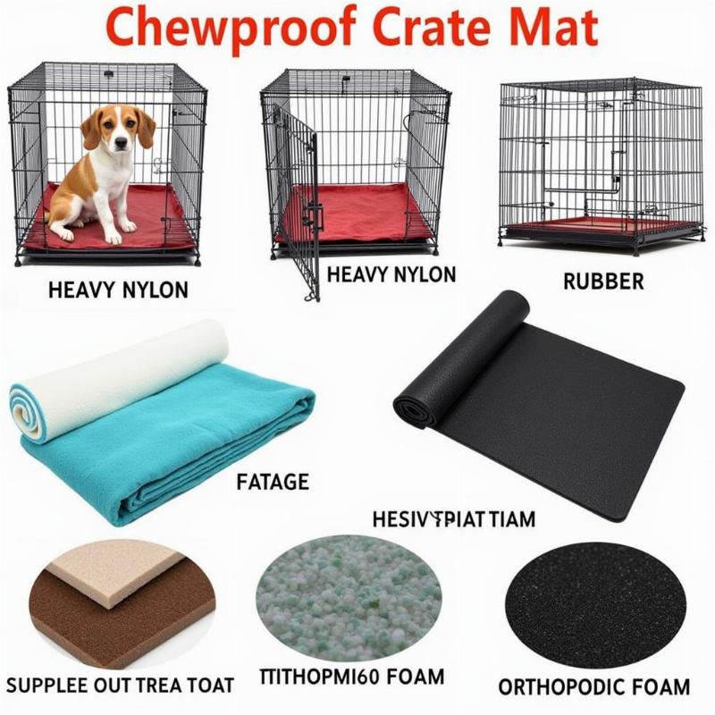 Different Types of Chew Proof Crate Mats