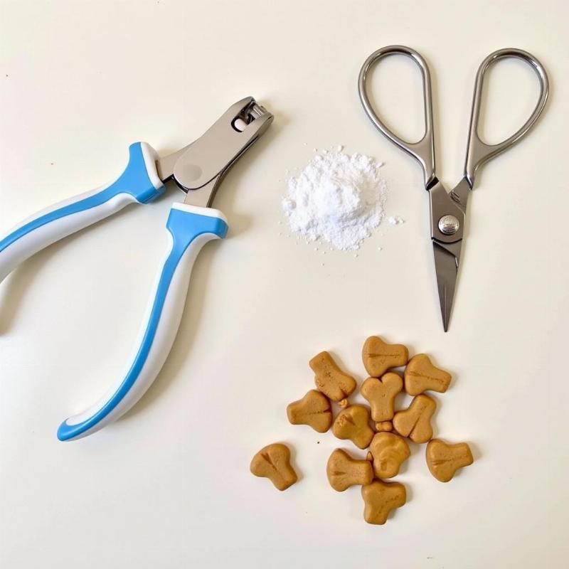 Essential tools for a DIY dog nail trim