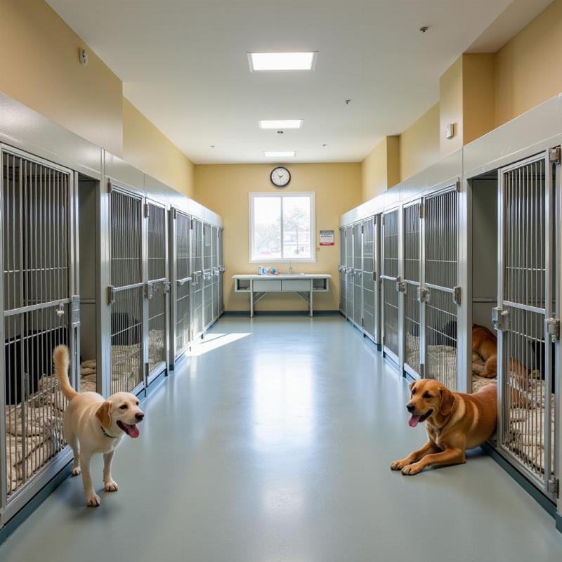 Clean and spacious dog boarding facility in Boiling Springs, SC