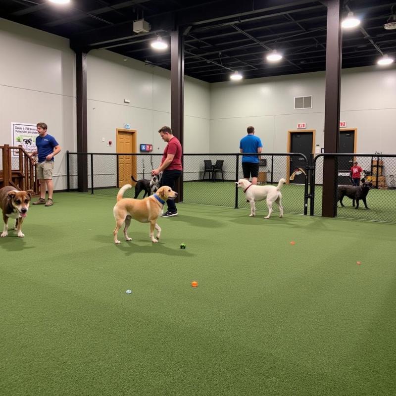 Dog Boarding Facility Play Area in Olive Branch, MS