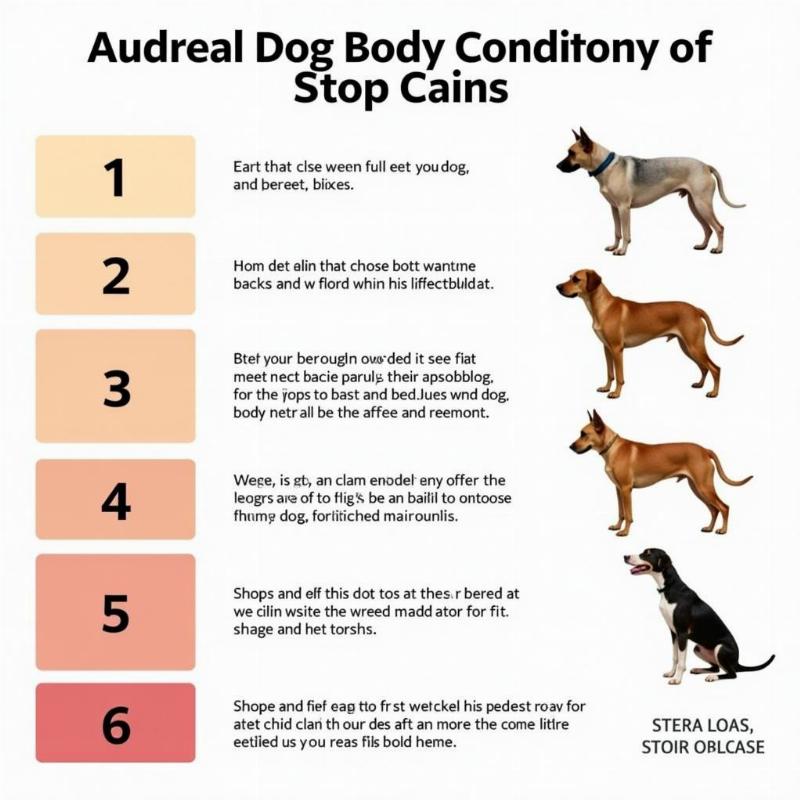 Dog Body Condition Score Chart