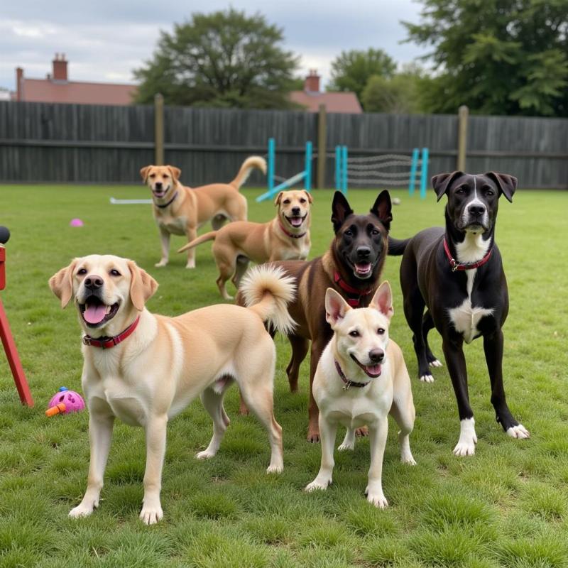 Dog Daycare Playtime in Falls Church VA