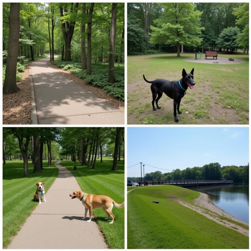 Dog-friendly parks in Louisville, KY offer a variety of amenities for both dogs and their owners.