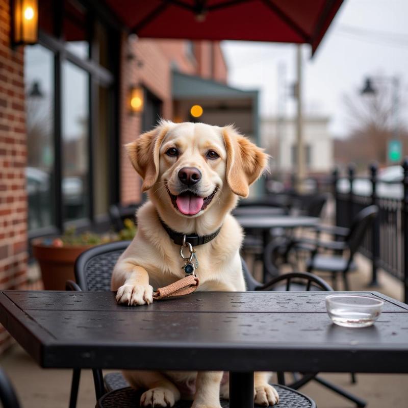 Dog-friendly patio in Muncie