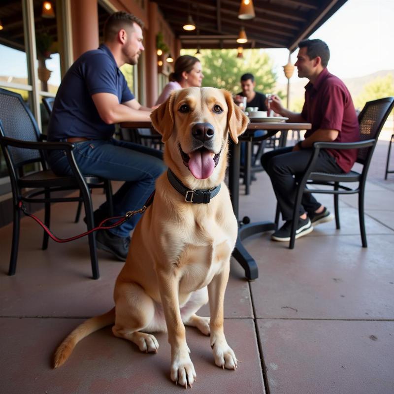 Dog-friendly patio restaurant in Ruidoso