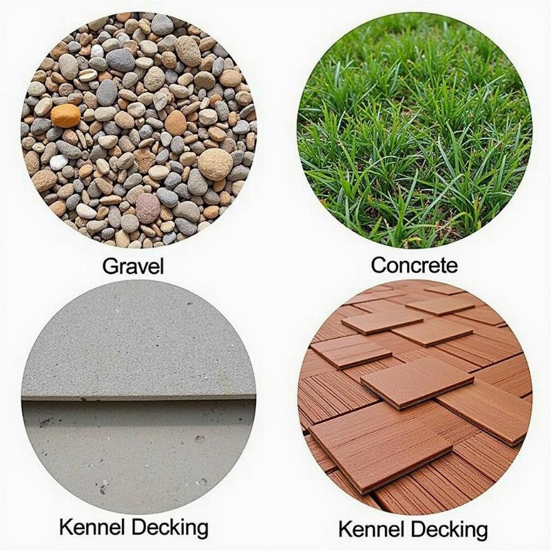 Various Dog Kennel Flooring Options