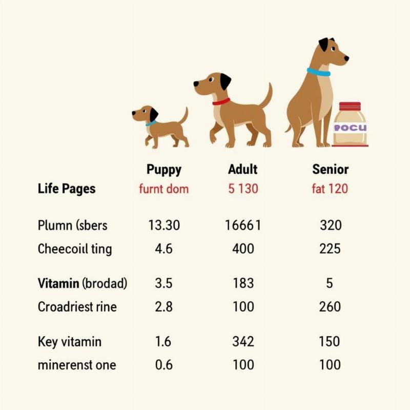 Nutritional Needs of Dogs Throughout Their Life Stages