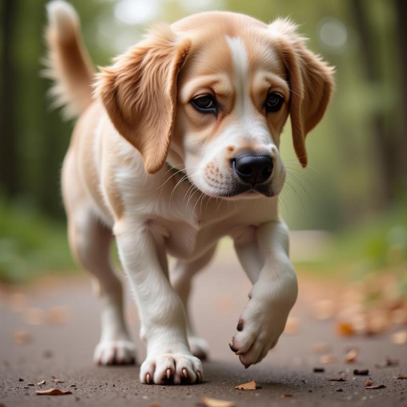 Dog Refusing to Walk Showing Pain