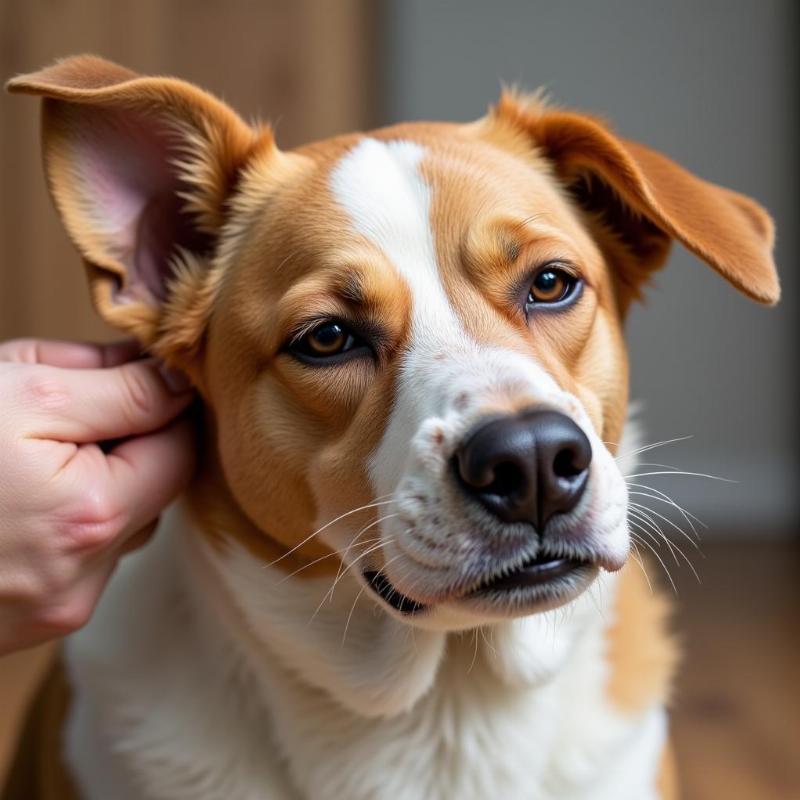 Dog Scratching Due to Mold Exposure