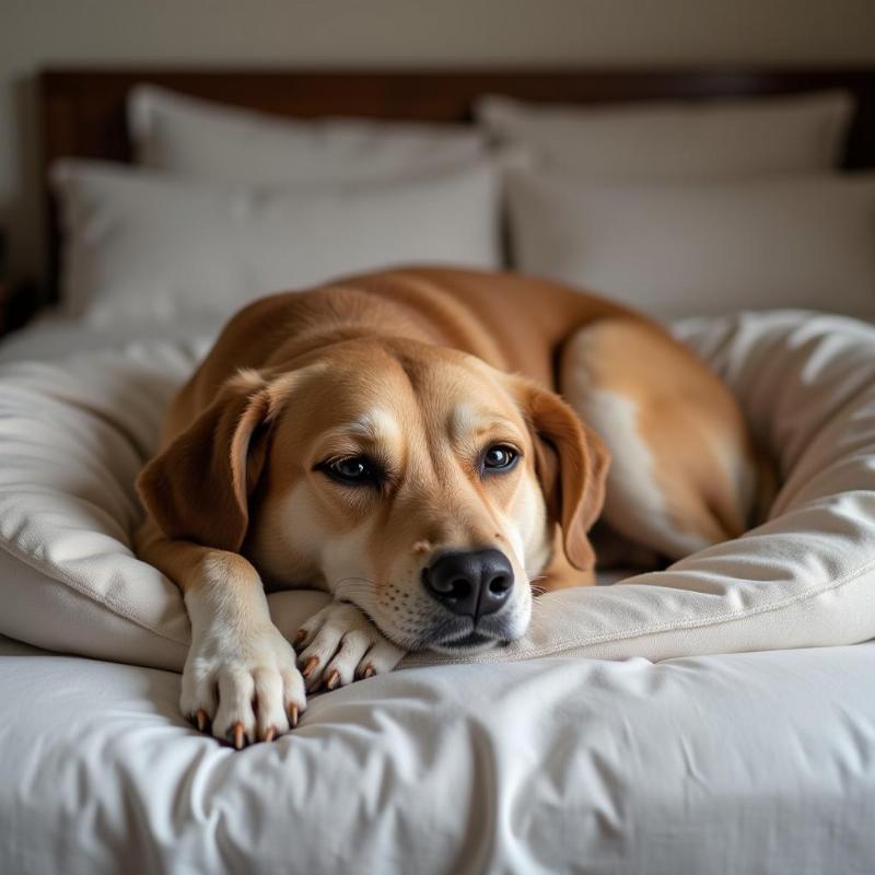 Dog Sleeping Peacefully