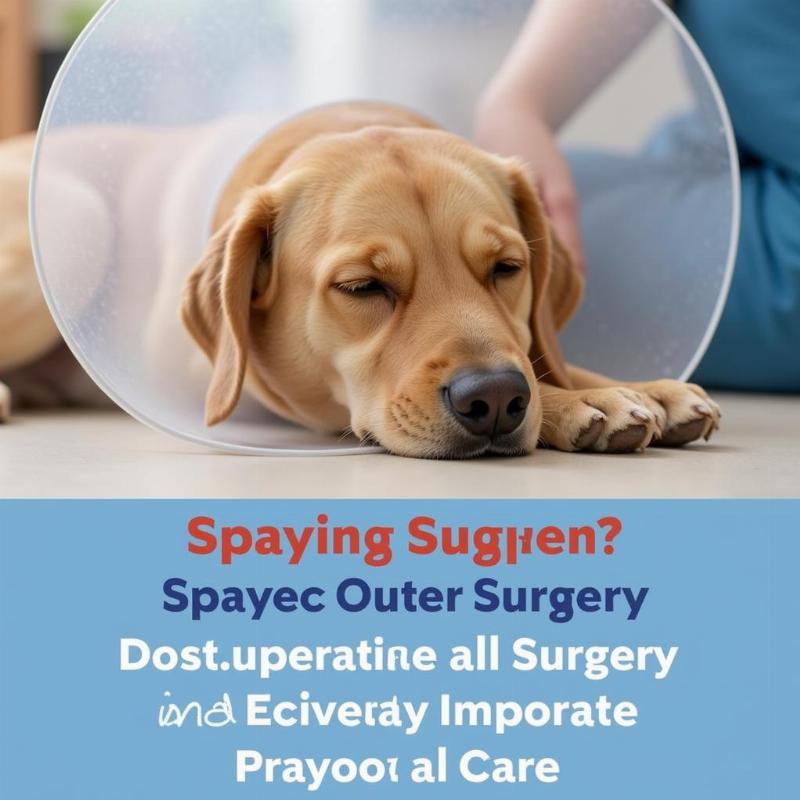 Caring for a Dog After Spaying