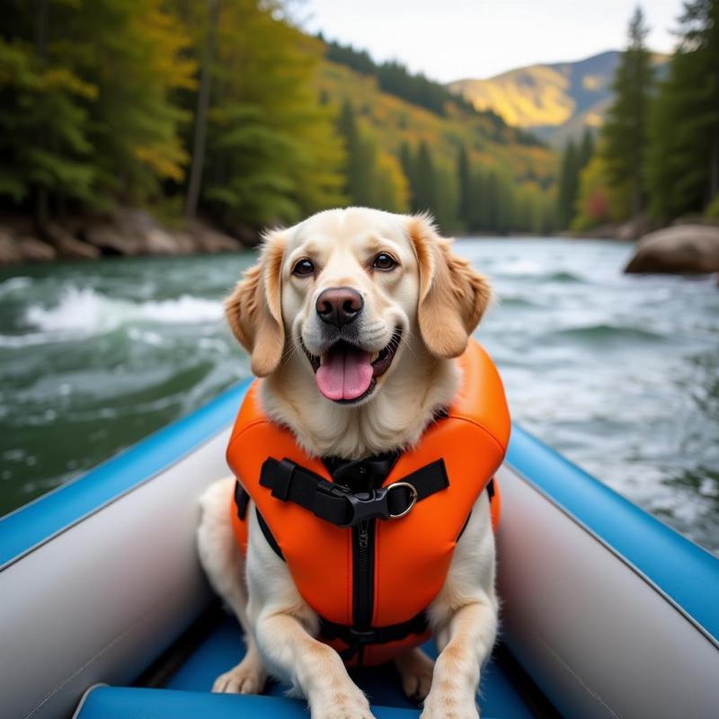 Dog Swimming Safety During Whitewater Rafting