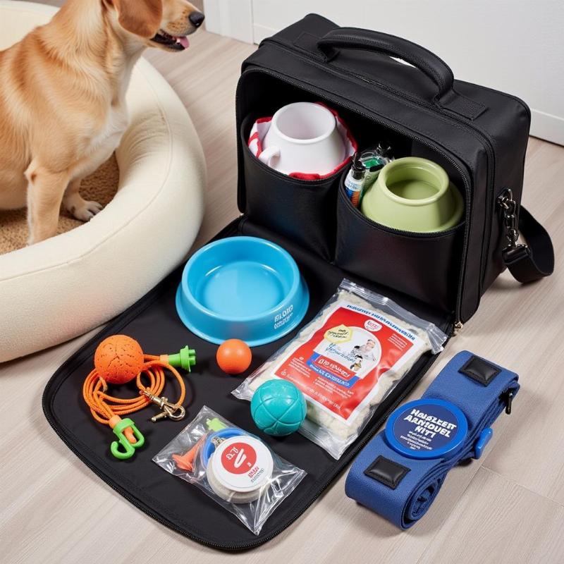 Dog travel bag essentials for Chesapeake Bay trip