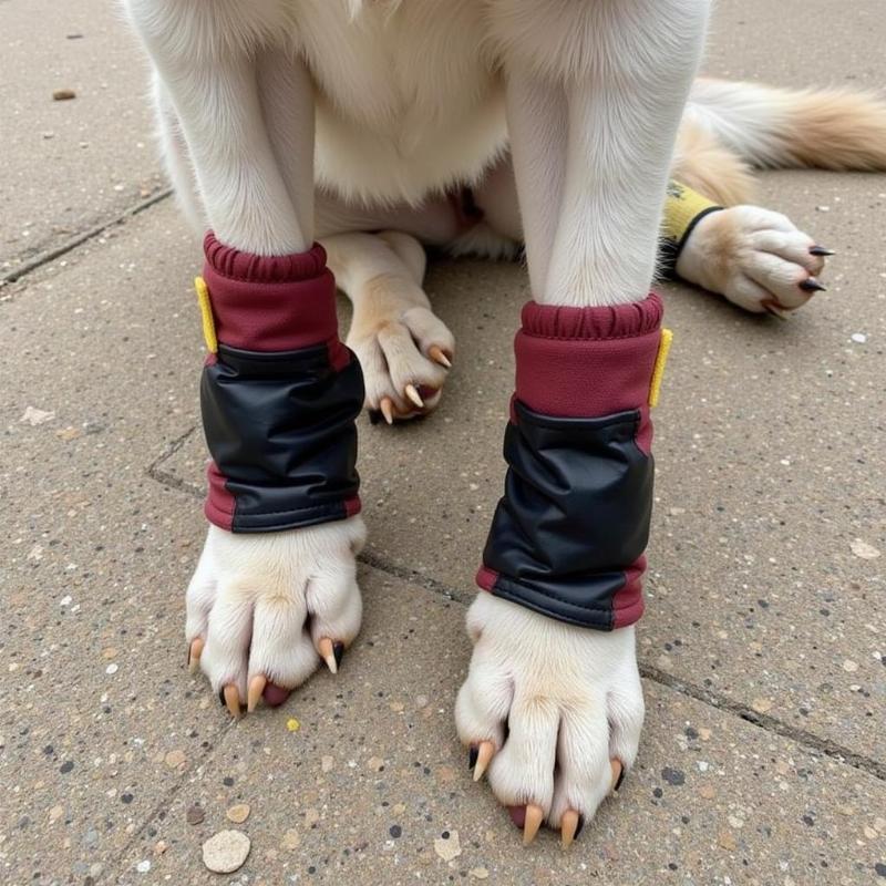 Dog Wearing Pawz Boots