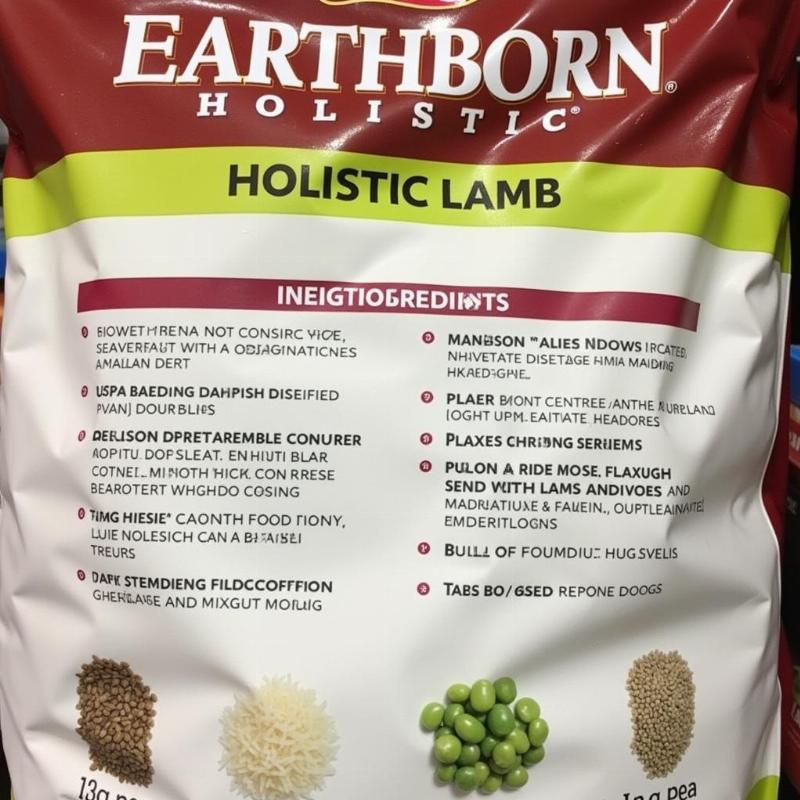 Earthborn Holistic Lamb Dog Food Ingredients