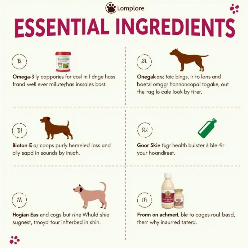 Essential Ingredients in Dog Supplements