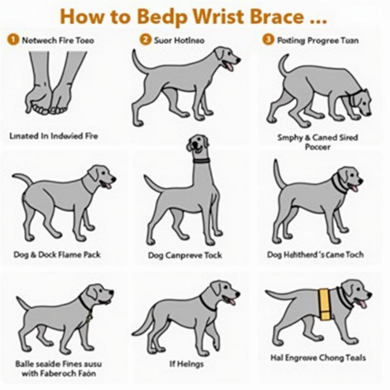 Fitting a Dog Wrist Brace