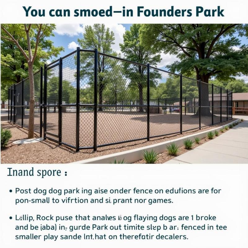 Founders Park Dog Run