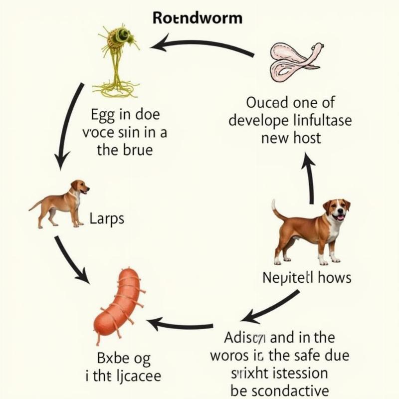 Life Cycle of Roundworms in Dog Poop