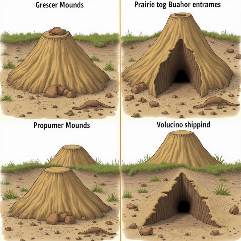 Gopher Mounds vs. Prairie Dog Towns