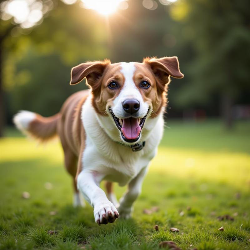 Happy Altered Dog