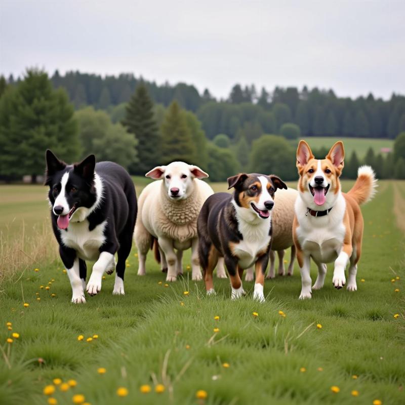 Herding Dogs in Action