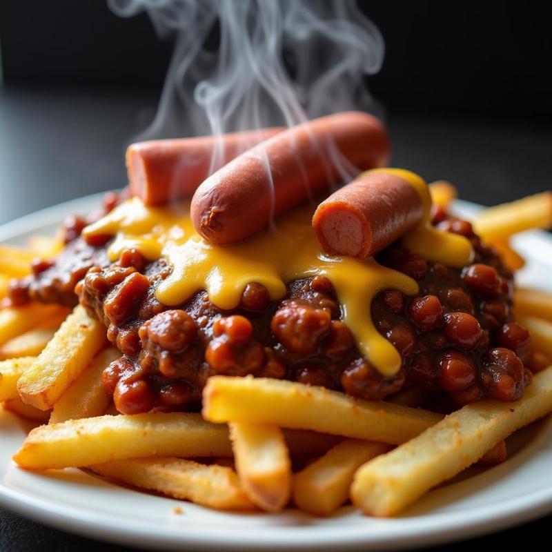 Hot Dog Chili Cheese Fries