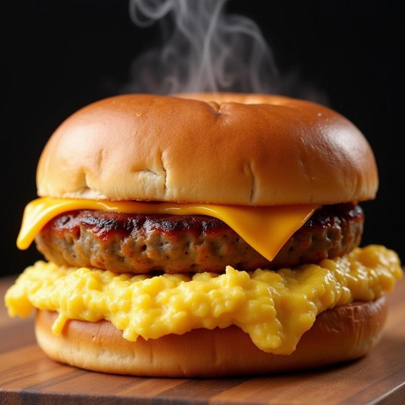 Hot Dog King Breakfast Sandwich