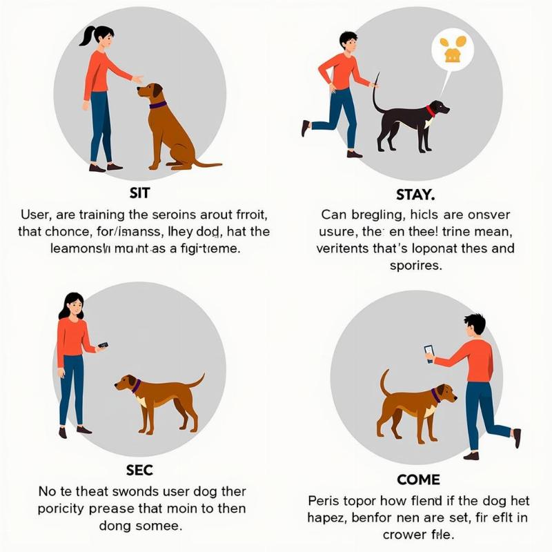 Dog training with an e-collar