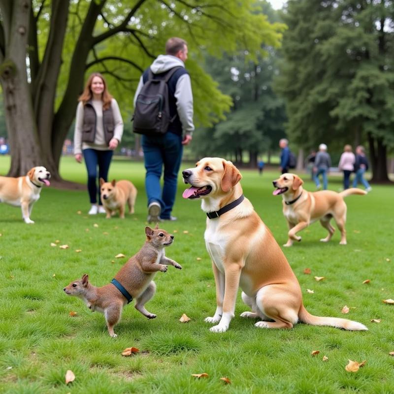 Dog training overcoming distractions