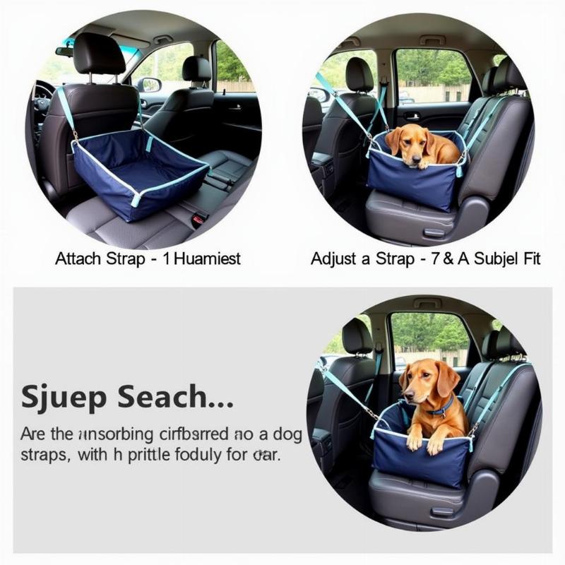 Installing dog hammock in bucket seats