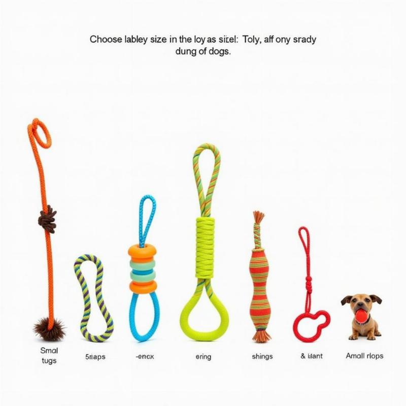 Size and Shape of Tug Toys