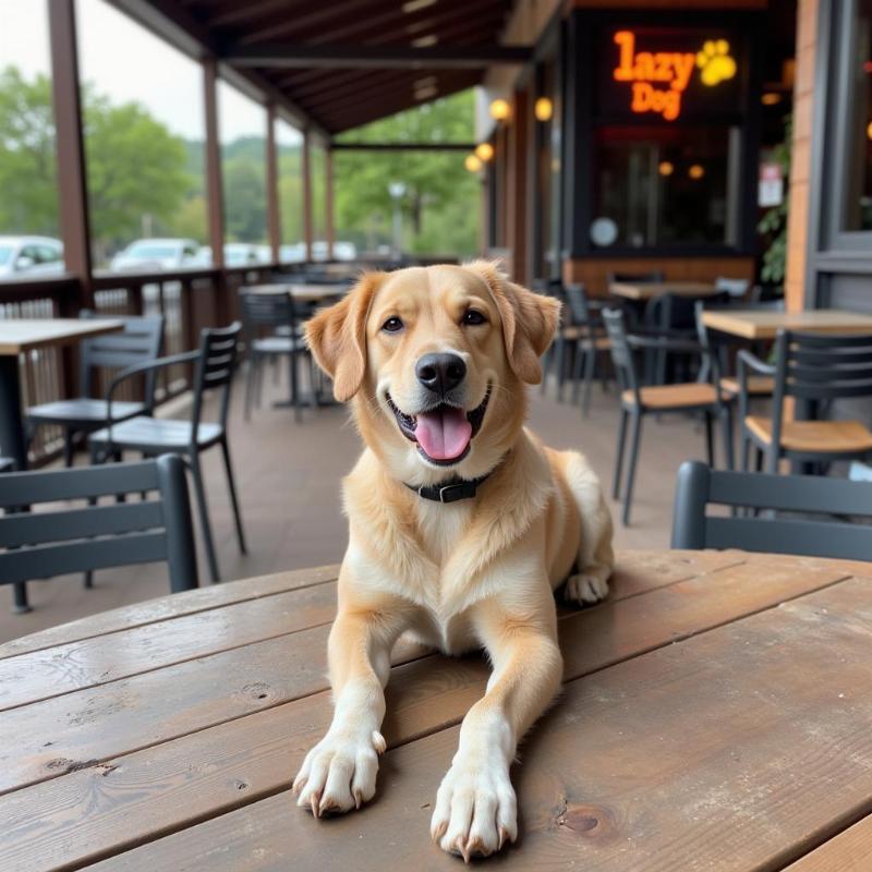 Dog-Friendly Patio at Lazy Dog