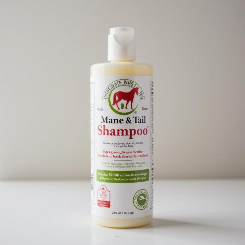 Mane and Tail Shampoo Bottle