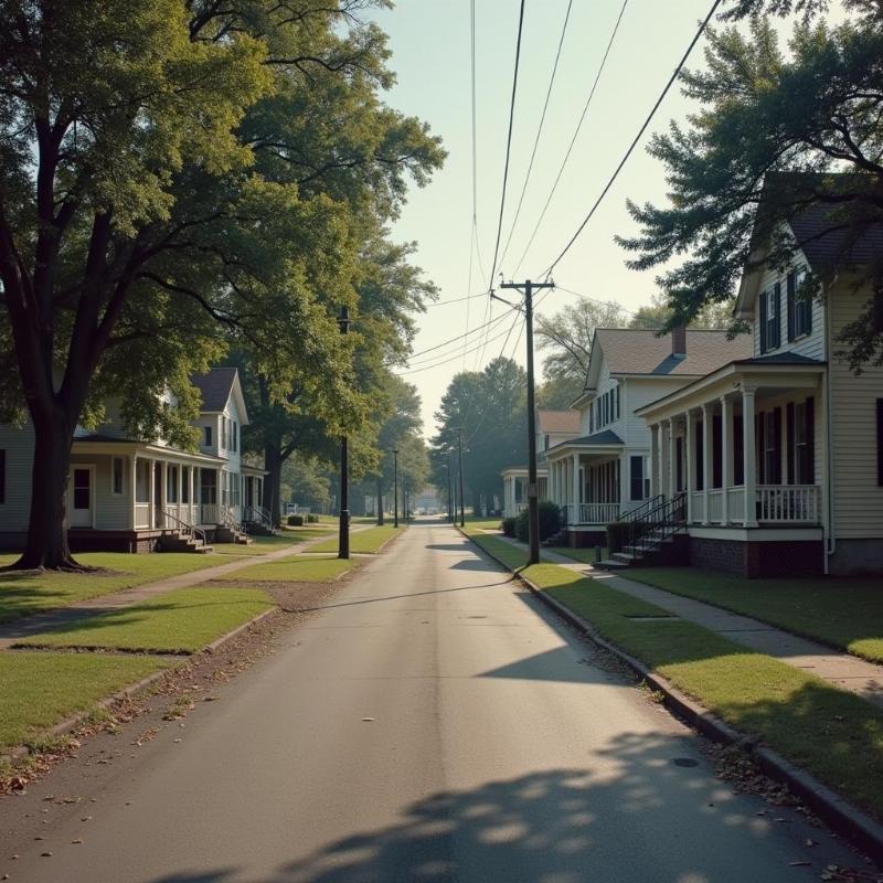 Maycomb Town Scene