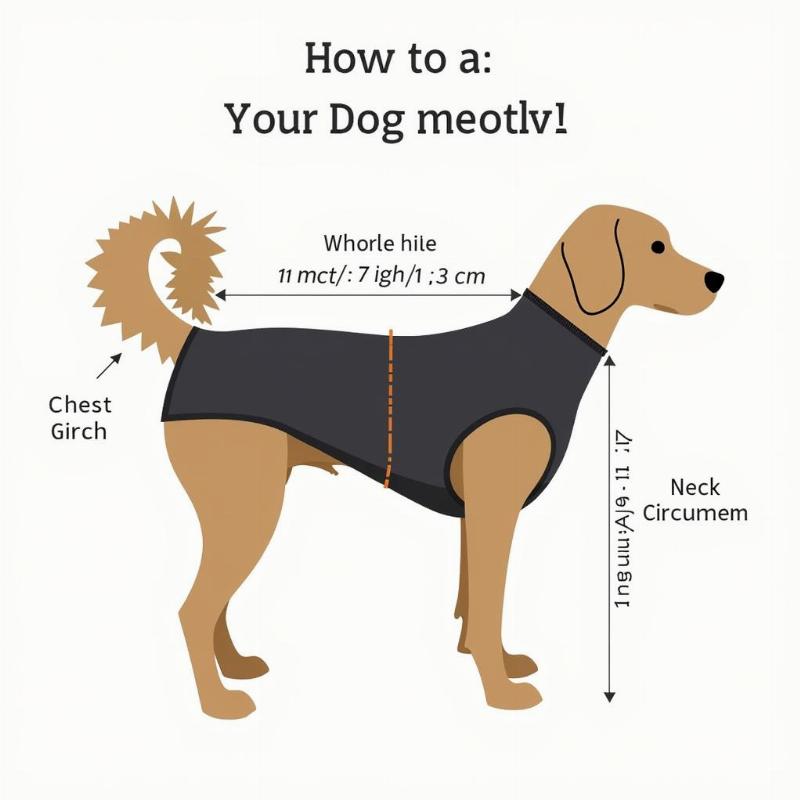 Measuring a Dog for a Weatherbeeta Coat