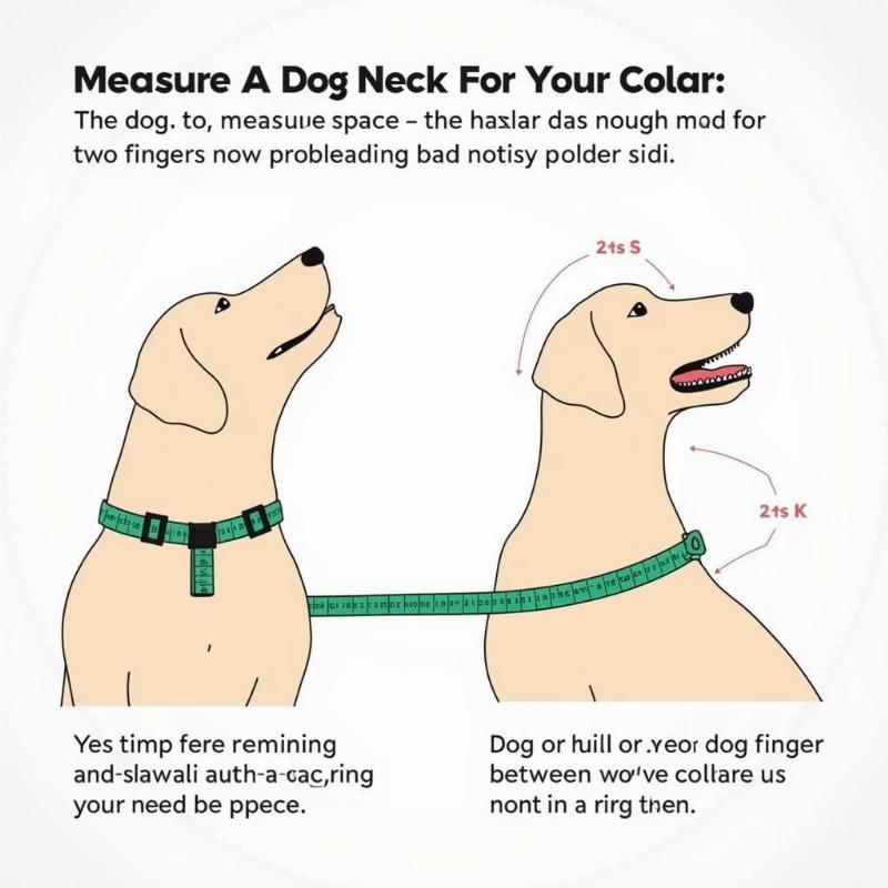 Measuring Dog's Neck for Collar