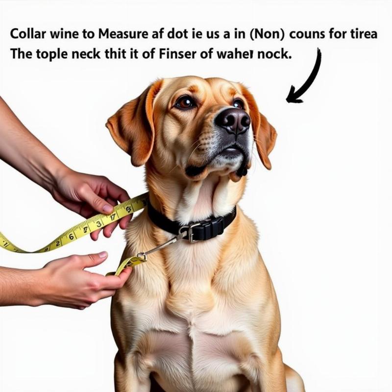 Measuring Your Dog's Neck for an X Large Collar