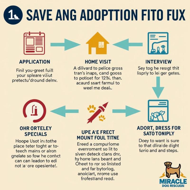 The adoption process at Miracle Dog Rescue