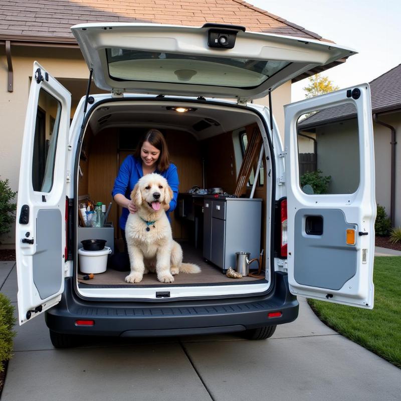 Mobile dog grooming offers convenience for busy San Jose residents.